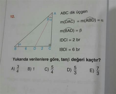 Dik üçgenlerde dar açıların trigonometrik oranları